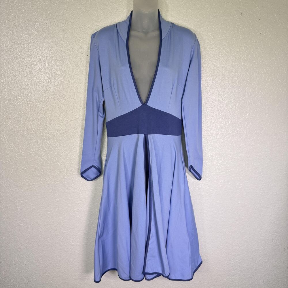 Elhoffer Design Ice Queen Tunic Dress Womens Medium Movie Cosplay Dressup Blue